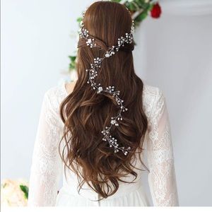 Long Wedding Headband Hair Accessory